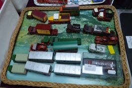 Tray Lot of Diecast Circus Vehicles