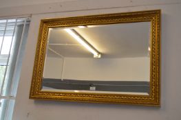 Gilt Framed Bevelled Edge Wall Mirror