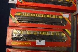 Two Hornby 00 GWR Coach 57' Composite R.429