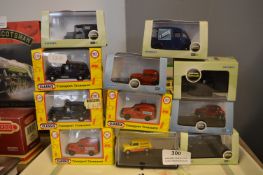 Eleven 00 Gauge Diecast Vehicles by Oxford and Cla