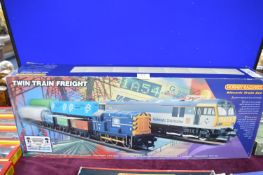 Horny Twin Train Freight Electrically Train Set