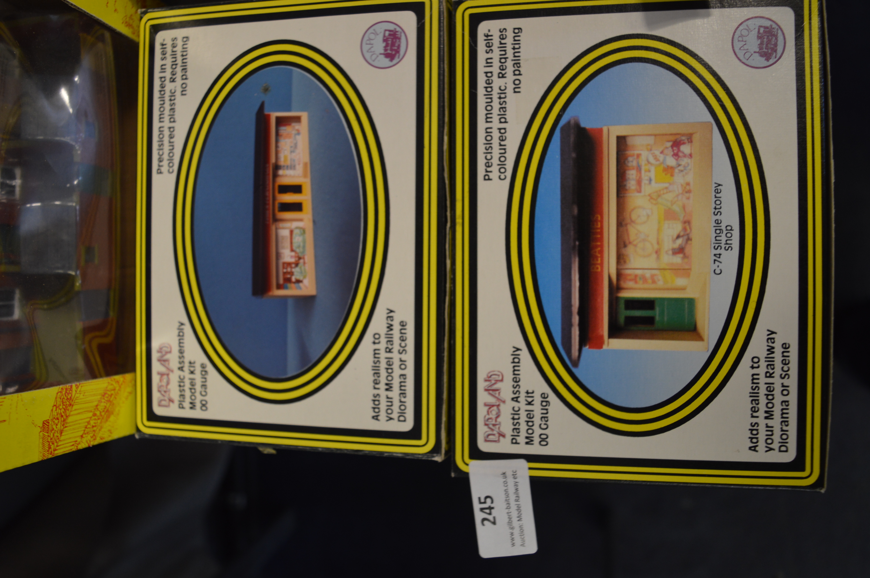 Two Dapol 00 Model Kits - Double Fronted Shop and