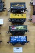 Four Bachmann 00 Four Wheel Wagons