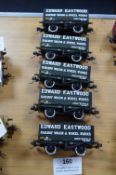 Five Bachmann 00 Four Wheel Wagons "Edward Eastwoo