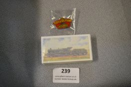 Set of Collectible Cigarette Cards - Railway Engin