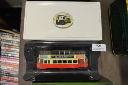 Atlas Editions Diecast London Omnibus "Black & Whi