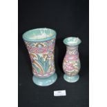 Charlotte Rhead Bursleigh Vase and Stem Vase