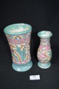 Charlotte Rhead Bursleigh Vase and Stem Vase