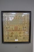 Framed Sampler 1721