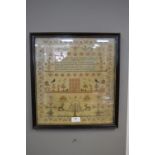 Framed Sampler 1721