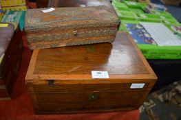 Victorian Walnut Veneered Box (AF)