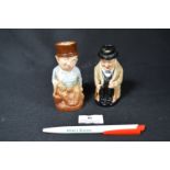 Small Royal Doulton Character Jug - Winston Churchill and a Sleeping Drunk