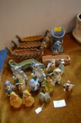 Wade Figures Including Tom & Jerry, Viking Longboats etc.