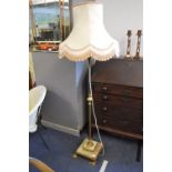 Brass & Onyx Standard Lamp