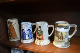 Four Royal Doulton Jugs