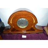 Inlaid Mahogany Mantel Clock