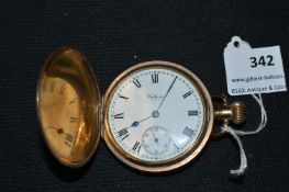 Waltham USA Gold Plated Pocket Watch