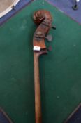 Antique 12" Double Bass Scroll