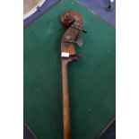 Antique 12" Double Bass Scroll