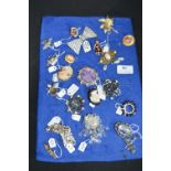 Costume Jewellery Brooches, etc.