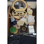 Ladies Compacts, Channel No.05 Box & Bottle, Manicure Set, etc.