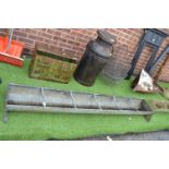 Vintage Galvanised Farmyard Feeding Trough