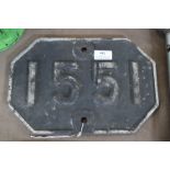 Railway Plate 1551