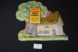 Beswick Advertising Plaque "Double Diamond Works Wonders"