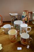 Royal Doulton Drinking Jugs, etc.