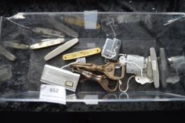 Vintage Pen Knives, Lighters and Bottle Openers