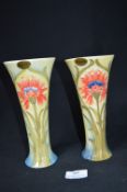 Two Old Tupton Ware Vases