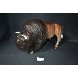 Large Marlborough Ware Bison