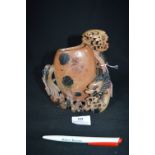 Oriental Soapstone Brush Holder