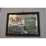 Tetley Bitter Reproduction Advertising Mirror