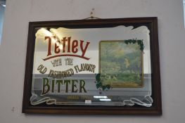 Tetley Bitter Reproduction Advertising Mirror