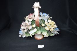 Capodimonte Basket of Flowers