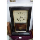 Mantel Clock in Ebonised Case