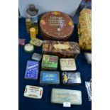 Sixteen Vintage Tins Including Tabloid Tea