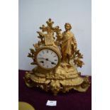 Decorative Continental Mantel Clock