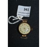 Ladies 9ct Gold Wristwatch