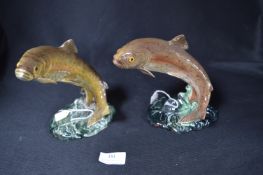 Pair of Beswick Trout Figures