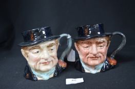 Two Beswick Character Jugs - Captain Buttle