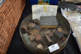 Lead and Copper Printing Blocks