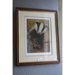 Signed Robert Fuller Limited Edition Print - Badger