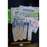 Cricket Ephemera Including Walker's Autographed Cricket Bats