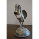 Spelter Figure of a Mythical Bird