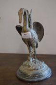 Spelter Figure of a Mythical Bird