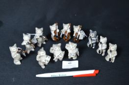 Beswick Twelve Piece Cats Orchestra