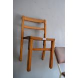 Child's Vintage Beech School Chair