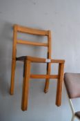 Child's Vintage Beech School Chair